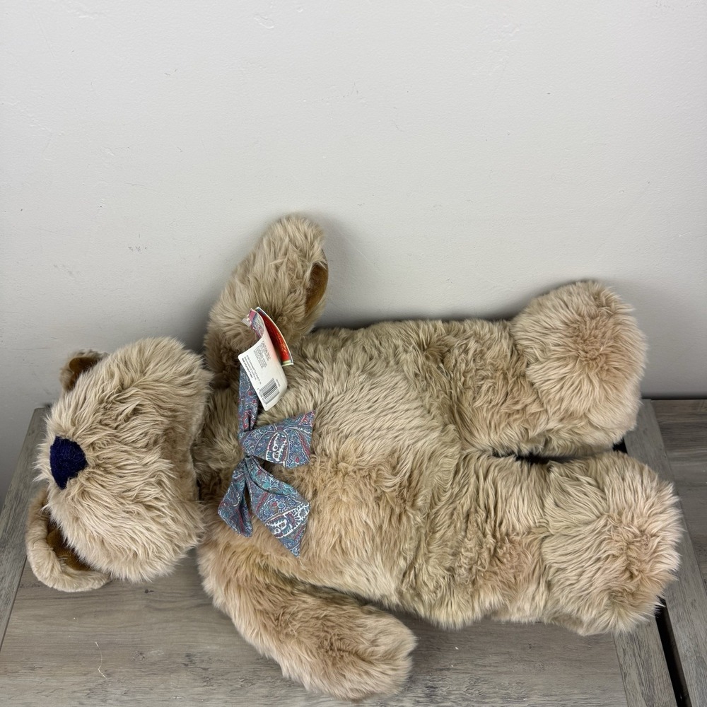 Toys R Us Commonwealth Dog Large Plush Wags Soft  Brown 27" Stuffed Toy VTG 90s - Picture 8 of 12